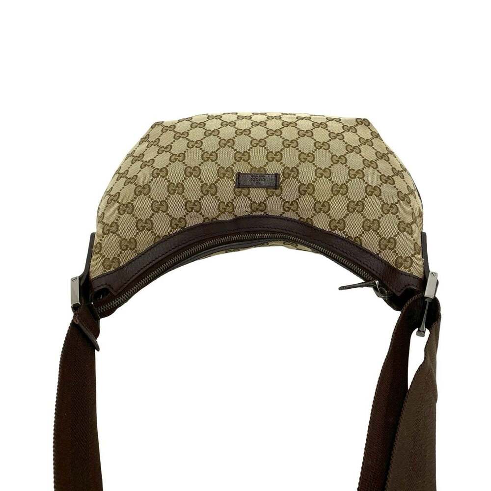 GUCCI Brown Leather Shoulder Bag - Picture 4 of 10